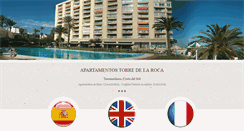Desktop Screenshot of apartamentoslaroca.com