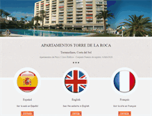 Tablet Screenshot of apartamentoslaroca.com